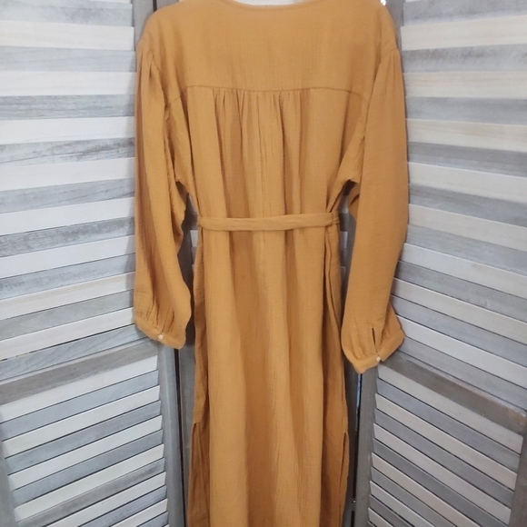 Women's Balloon Long Sleeve Tie-Front Shirtdress | Universal Thread | X Small - Picture 9 of 13